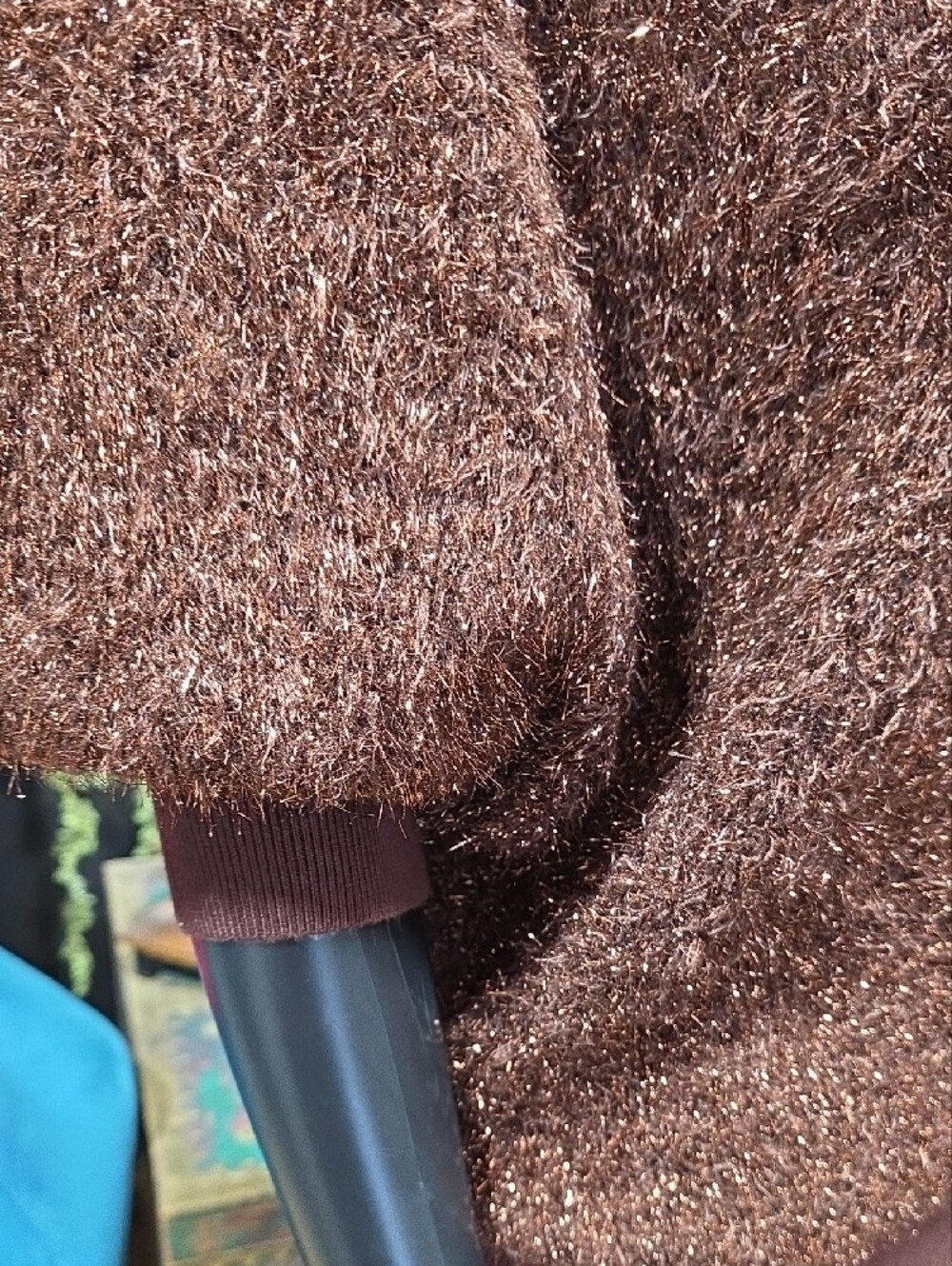 Maeve Sparkle Open-Back Sweater in Brown - Picture 7 of 10